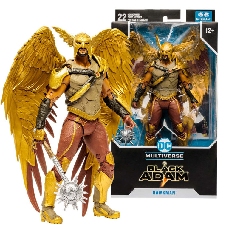 Black Adam Dc Multiverse Hawkman Action Figure Tcs Rockets