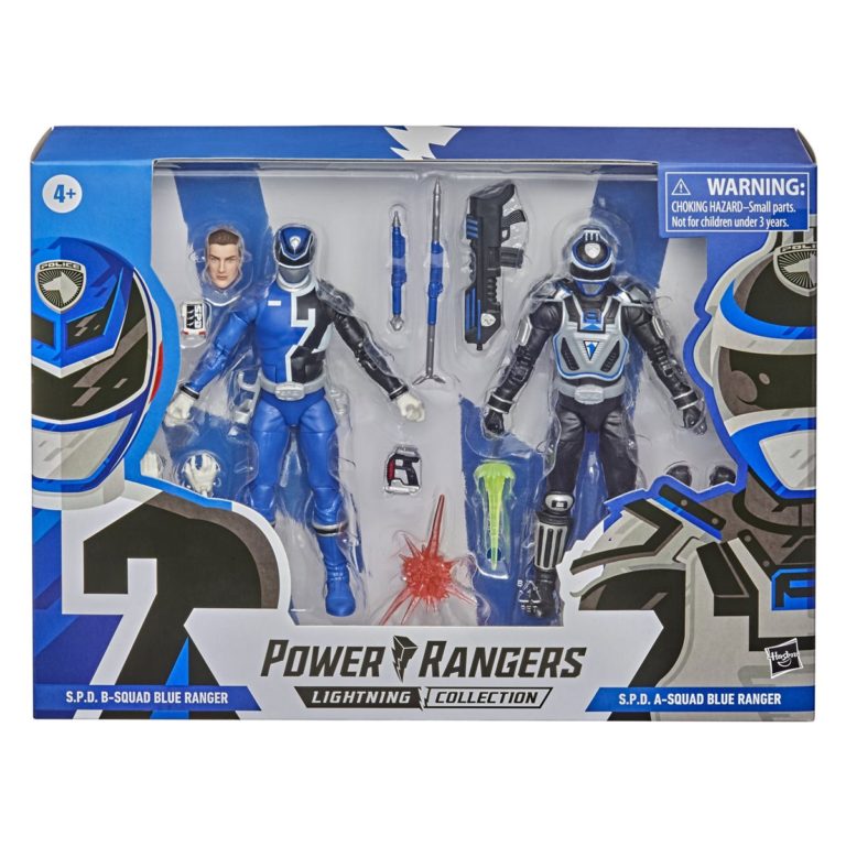 Power Rangers Lightning Collection S.P.D. B-Squad Blue Ranger Versus A ...