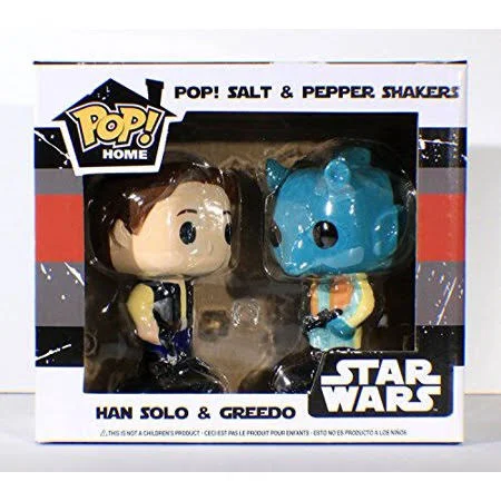 POP! Home: Star Wars - Han Solo & Greedo - Salt & Pepper Shakers - TCS  ROCKETS
