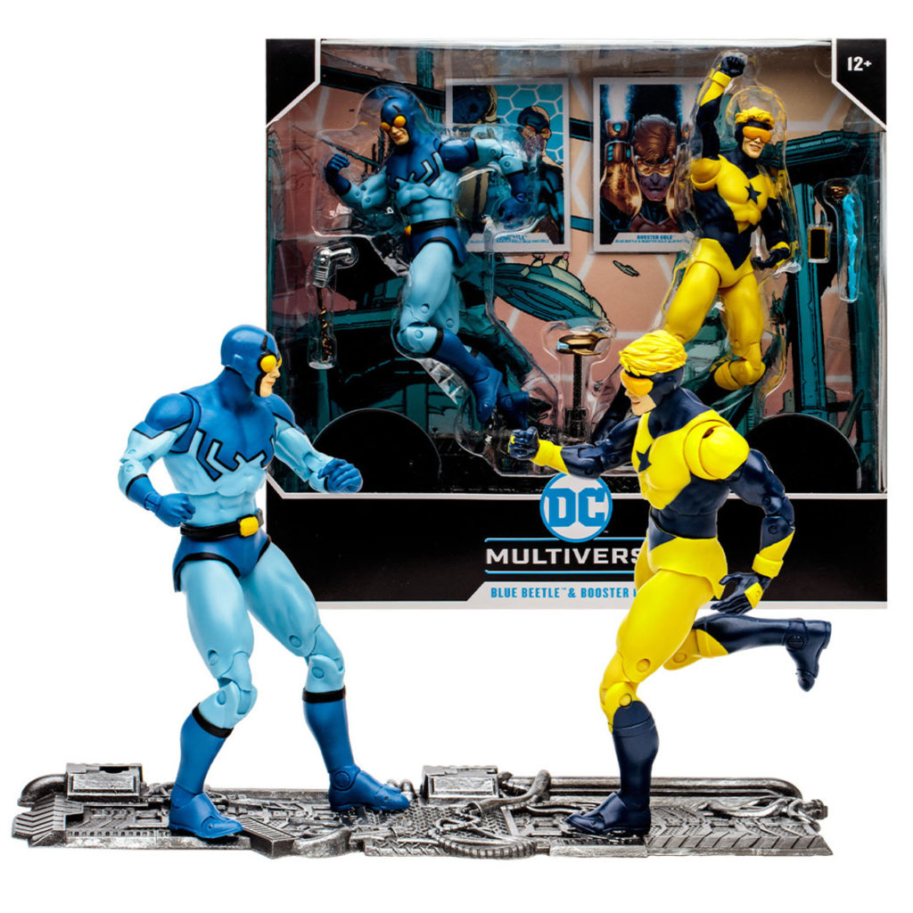 Mcfarlane Toys Dc Multiverse Booster Gold And Blue Beetle Action Figure 2 Pack Tcs Rockets